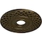 Ekena Millwork Robin Ceiling Medallion (Fits Canopies up to 6 1/4"), 22 1/4"OD x 4 3/4"ID x 1 1/4"P, Brass CM22RBBRS - alternate 4